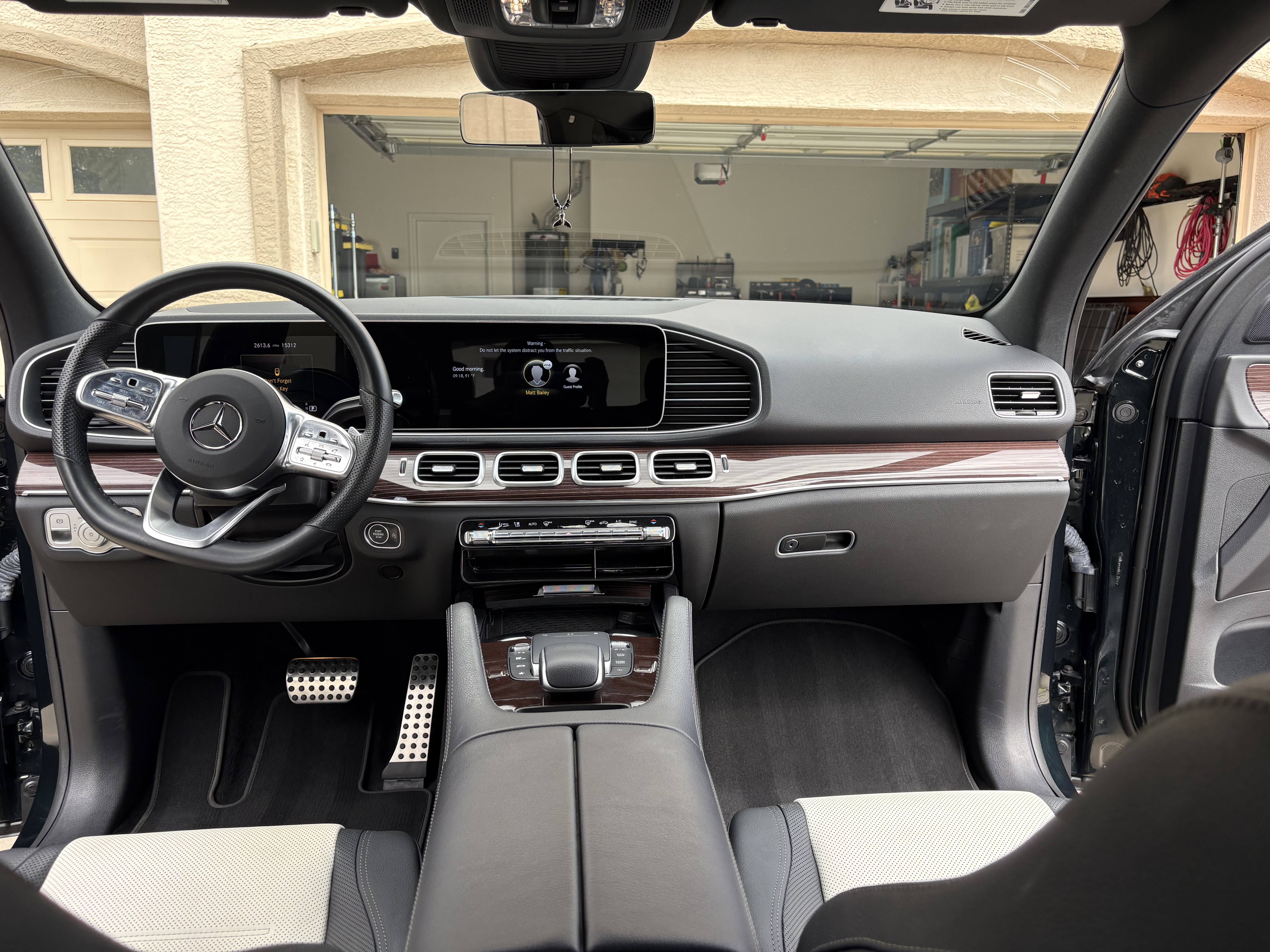 Clean Audi interior after detailing